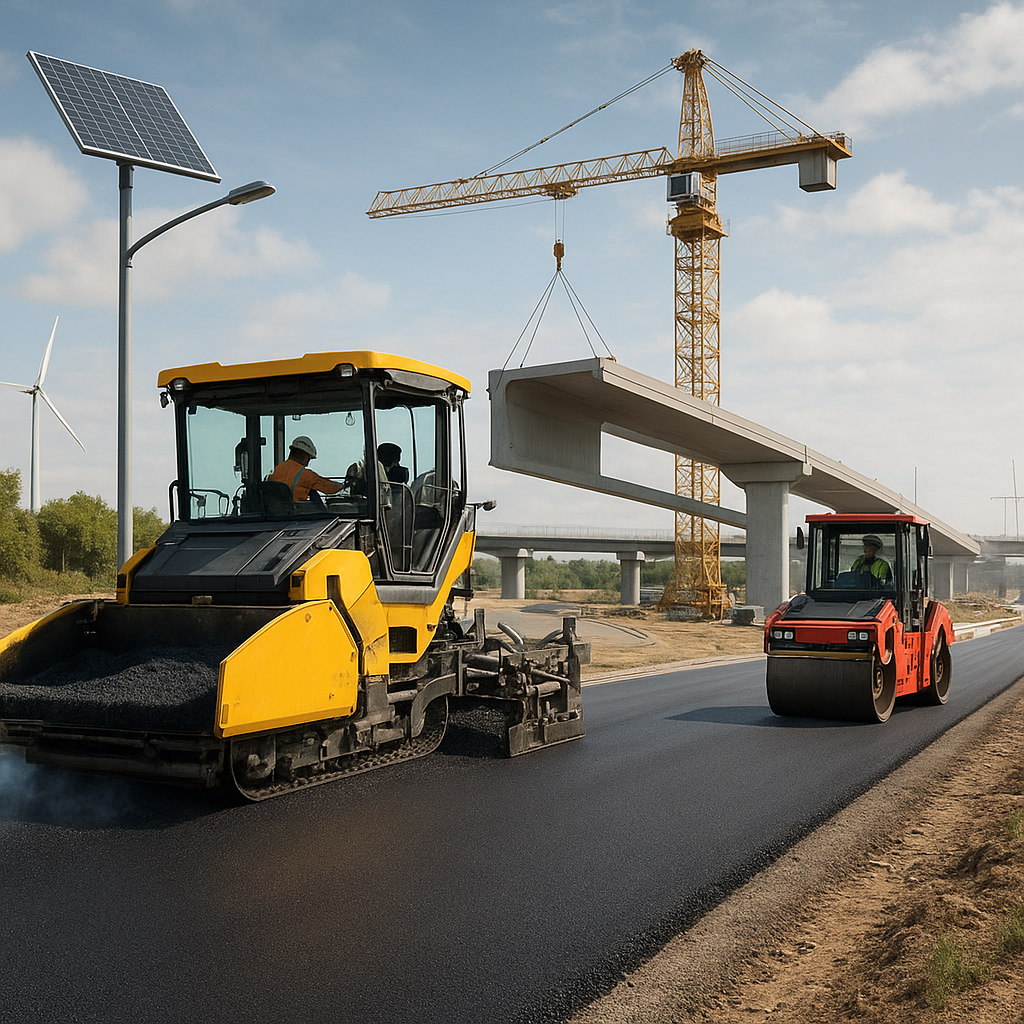 Jakie innowacje pojawiają się w budowie dróg i infrastruktury