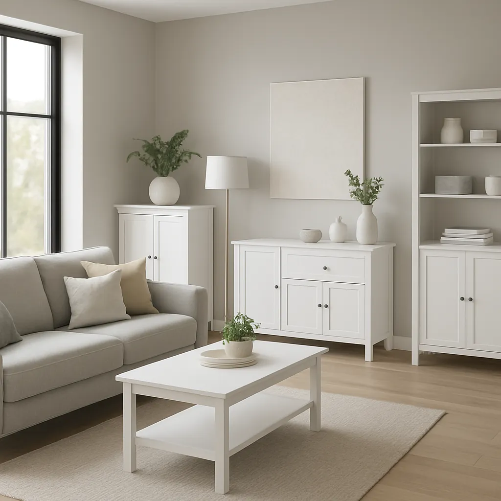 Meble malowane w domu energooszczędnym i nowoczesnym