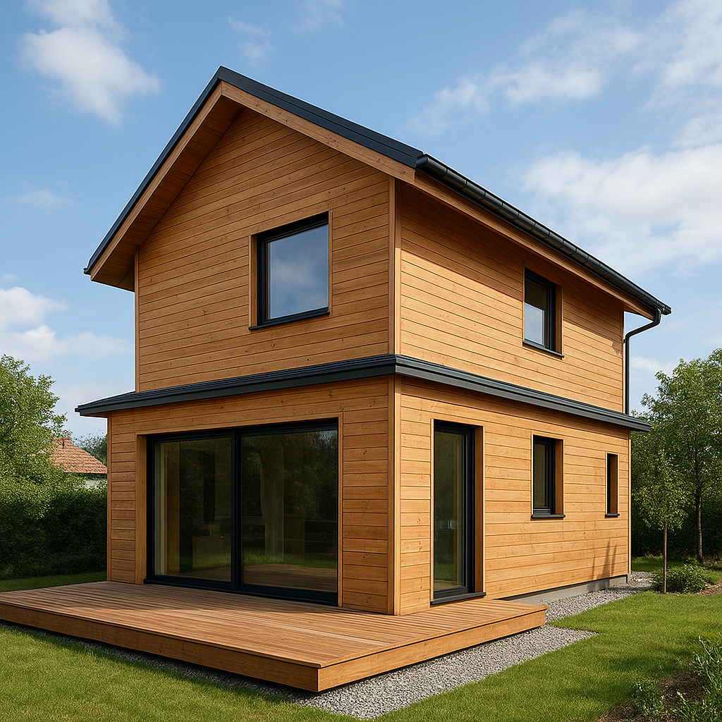 Jakie są zalety domów z prefabrykatów CLT (Cross Laminated Timber)