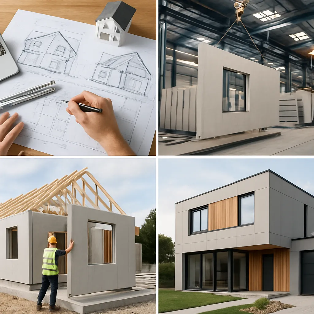 Jak powstają nowoczesne domy prefabrykowane – od projektu po montaż